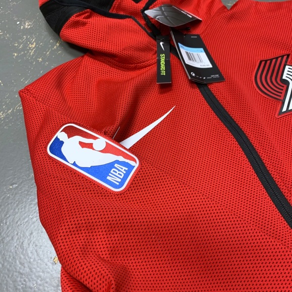 Nike Portland Trailblazers 940158-657 NBA Medium Hooded Sweater Blazers Therma - Picture 7 of 9